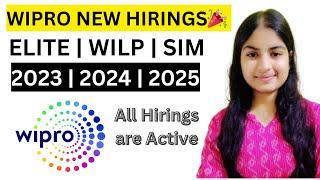 Wipro New Hiring Announced | Biggest Off Campus Hiring | Off Campus Drive For 2023, 2024, 2025 Batch