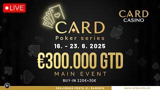 CARD POKER SERIES MAIN EVENT  FINAL TABLE - SVK COMMENTARY