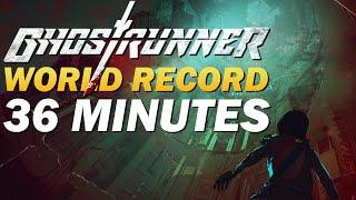 Ghostrunner Any% Inbounds Speedrun in 36:09 (Former World Record)