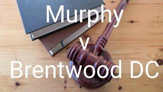 Murphy  v Brentwood District Council (1990) | Negligence Duty of Care | Law Case Summary |