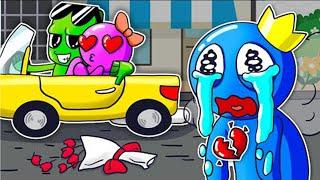 Green Love Pink, Blue Jealous So Much  Rainbow Friends Animation Chapter 2