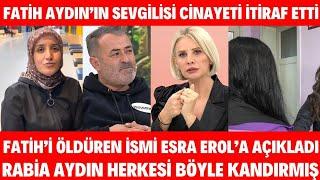 Esra Erol Fatih Aydın'ın Öldüğünü Sevgilisi Aleyna Ağlayarak Esra Erola Açıkladı ANNE RABİA MAHMUT