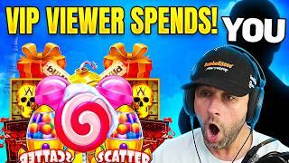 I let my VIP VIEWER SPEND MY $30,000 and HE COOKED BIG WINS!! (Bonus Buys)