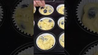 Blaubeer Muffins  Schnell & superlecker #fingerfood #backen#blaubeeren  #shorts  #fruchtig