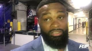 TYRON WOODLEY IMMEDIATE REACTION TO JAKE PAUL KNOCKOUT WIN OVER MIKE PERRY