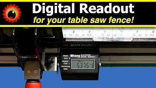 Wixey Saw Fence Digital Readout - Installation, Calibration & Review