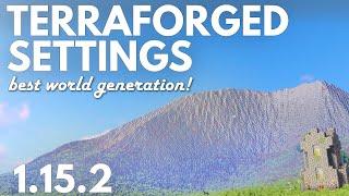 How to get INCREDIBLE worlds in Minecraft: My TerraForged Settings [1.15.2]