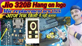 Jio 320b mic change hang on logo | jio f320b mic not working | jio f320b mic jumper solution