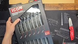 Massive Icon wrench set haul #harborfreight Parking Lot Sale unbox, paint, & organize.  All 40% off!