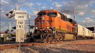 BNSF Trains Across Phoenix and Peoria, Arizona