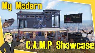 Fallout 76 - Mountain Hideout (Modern Camp Build)