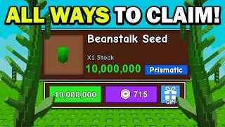 ALL WAYS TO GET BEANSTALK SEED in Grow a Garden ROBLOX
