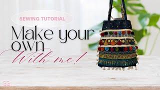 Create your own  Boho Tote bag DIY Tutorial