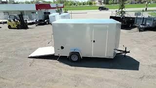 LOOK 6x12 Enclosed Cargo Trailer W Ramp Door - AAA Trailer - Howell MI