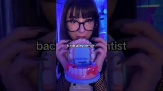 ASMR DENTIST  #shorts #asmr #asmrforsleep #dentist #shortsfeed #shortsvideo #shortsviral
