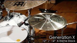 Meinl Cymbals GX-12/14XTS Stack Generation X 12"/14" X-Treme Stack Cymbals