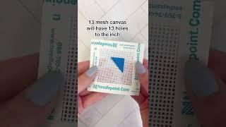 Beginner Guide to Needlepoint Canvas Size