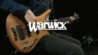 Warwick RockBass Corvette Basic 5-String Bass, Natural Satin | Gear4music demo