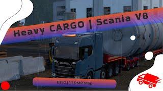 ETS2 1:1 RPM Map | Scania V8 Power | Heavy Silo Transport to Chocolate Factory 