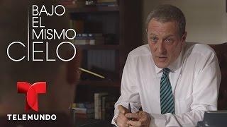 Bajo El Mismo Cielo | Cara cara de Juan Alberto Cepero y Andrés Cabrera | Telemundo  Novelas