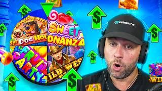 WHEEL DECIDE but the BONUS AMOUNT INCREASES with EACH SLOT!! (Bonus Buys)