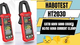 HABOTEST HT203D CATIII 600V 6000COUNTS .AC/DC CLAMP