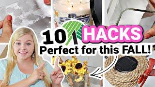 Dollar Tree Fall Hacks! + NEW Genius Fall DIYS 2021 | Krafts by Katelyn