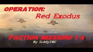 War Commander - Operation: Red Exodus, Faction Track missions 1-4.