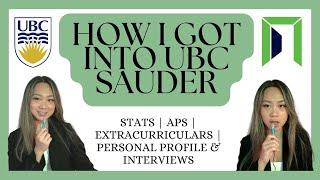 How I Got Into UBC Sauder School of Business