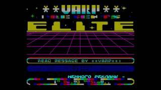 Elite Crack Intro - VARP [#zx spectrum, zxaaa.net, zxdemo.ru]