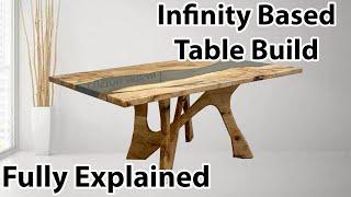 Building the Infinity Table with Live Edge and Epoxy | Woodworking Journey