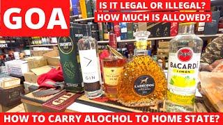 Goa se 5 Litre Alcohol aise lana pada...SCARY! How To Carry Liquor From Goa By Flight, Bus or Train