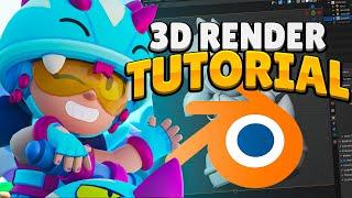 HOW TO MAKE BRAWL STARS 3D RENDERS!!! FULL GUIDE!! MODEL PACKS AND PSD TEXTURE PACK INCLUDED!