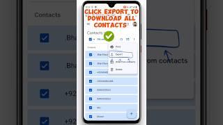 How To Recover Deleted Contacts From Google Account In Android 2024 #shorts