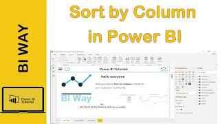 Sort by column in Power BI