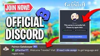 How To Join Official Genshin Impact Discord | Genshin Impact Discord Full