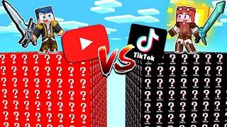 LUCKY BLOCK DI YOUTUBE VS LUCKY BLOCK DI TIKTOK! - MINECRAFT