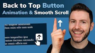 Back to TOP Button With Smooth Scroll | Smooth Scroll to Top CSS