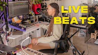 Sarah2ill making beats for upcoming beat tape - Microwave Beats Ep 25?