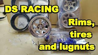 DS Racing Drift Wheels and tires unboxing and build