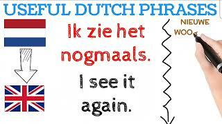 Top 50 Useful Dutch Phrases  | nt2 nederlands leren