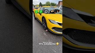 WAIT FOR THE FERARRI #shorts #viral #viralvideos