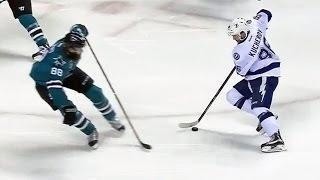 Kucherov dekes past defender for pretty goal