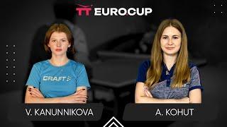 07:10 Vasylysa Kanunnikova - Alina Kohut 02.03.2025 TT Euro.Cup Women Ukraine Star. TABLE 3