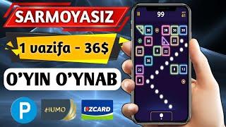 SARMOYASIZ O'YIN O'YNAB - 36$ ISHLASH Internetda oson pul ishlash Sarmoyasiz pul topish 2024 Skromny