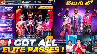 All Old Elite Pass Return - Hall of Elites Event - Free Fire Telugu - MBG ARMY