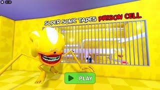 SUPER SONIC TAPES' PRISON RUN! (Obby) Roblox Gameplay Walkthrough No Death 4K