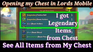 Chest Opening in Lords Mobile #lordsmobile #lordmobile #igg