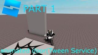 Roblox Studio дверь через Tween Service. #roblox #tutorial