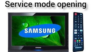 samsung led tv service mode